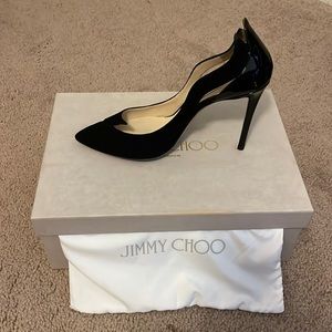 Jimmy Choo black suede